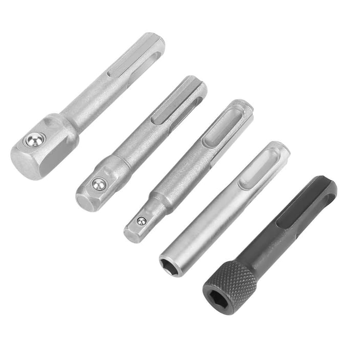 3-delige SDS Plus Stalen Dopadapter 2-delige SDS Dop Zeskantige Verlenging Elektrisch Gereedschap Accessoires