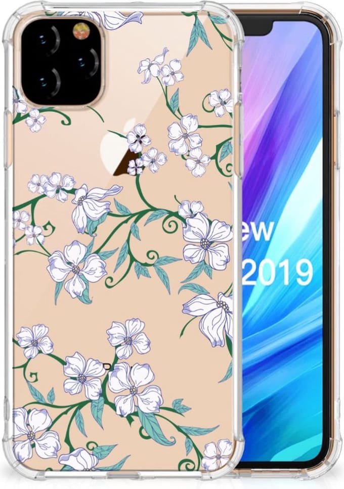 Apple iPhone 11 Pro Max Uniek Case Blossom White