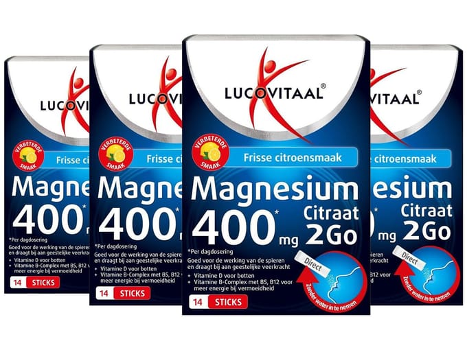 Lucovitaal Magnesium 400mg 2Go 14 sachets