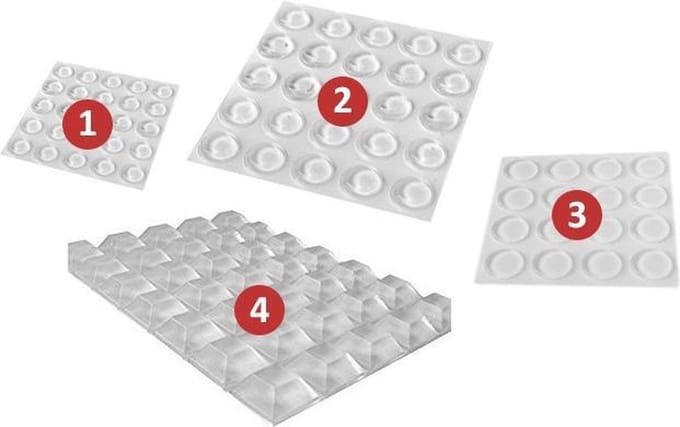 Set stootdopjes (106 stuks), verschillende types