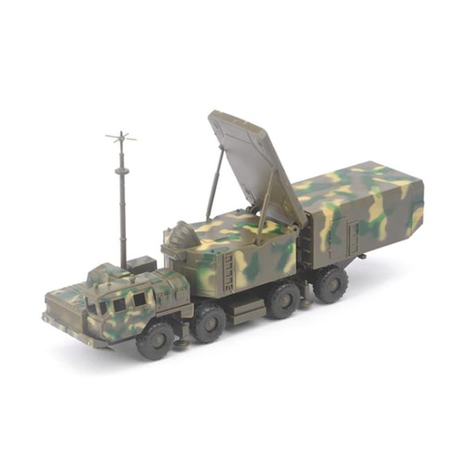 Véhicule Lance-Missiles Sol-Air S300 Modèle 4D Jouet à Assembler Soi-même Simulation Militaire Cadeau pour Garçons A36 gray