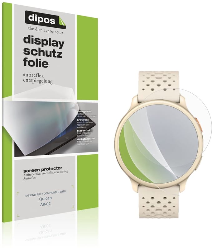 dipos – 6x Matte Beschermfolie geschikt voor Quican AR-02 | Krasbestendige & antireflecterende Screenprotector Ultra-Thin