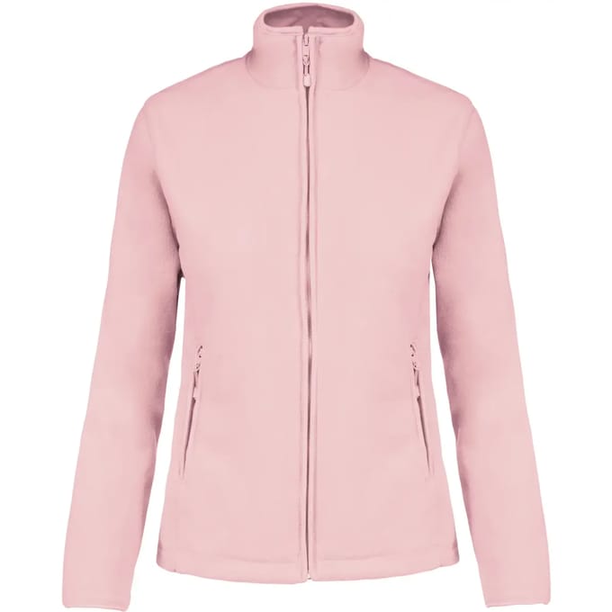 Kariban Microfleece met rits dames K907 - Pale Pink - 4XL