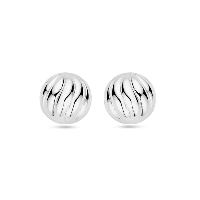 Zilver Gerhodineerd Oorknoppen 14,5 Mm 1339593