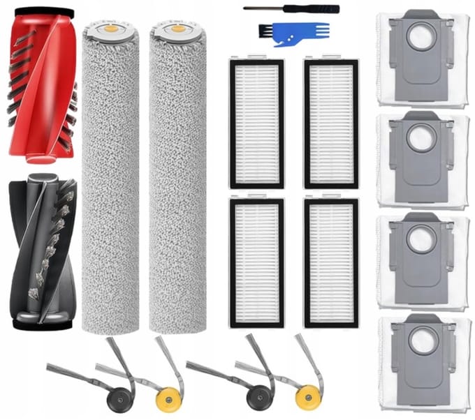 accessoireset compatibel met de Roborock Qrevo Curv 2 Flow