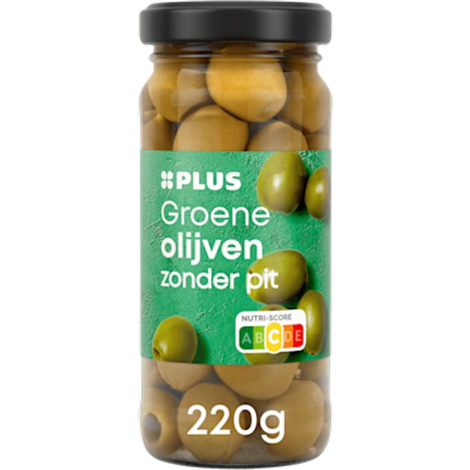 Groene olijven zonder pit