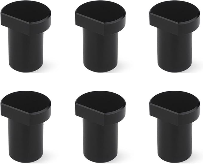 Set van 6 zitbanken voor 20 mm hondengaten - Aluminiumlegering