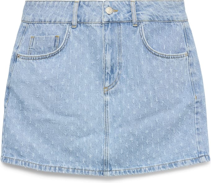 VERO MODA - VMNANCY HW MINI DENIM SKIRT EXP - Dames - Rokken