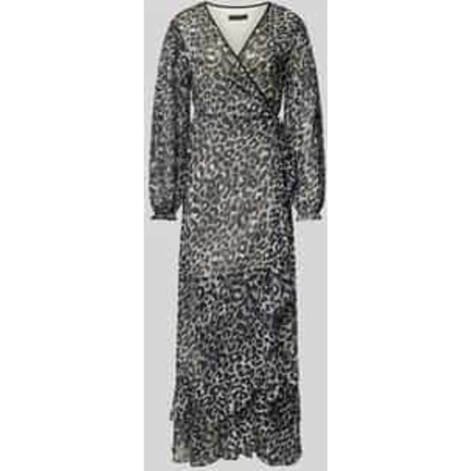 Maxi-jurk in wikkellook, model 'FELISIA'