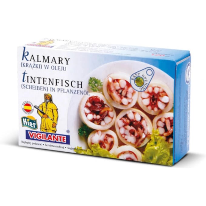Anneaux de Calamars à l'Huile 115G