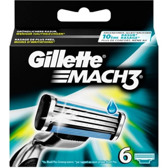 Gillette Mach3 - 6 pakjes