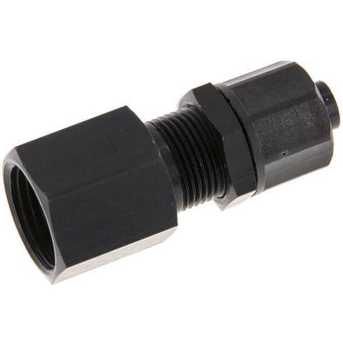 10x8 & G3/8'' Aluminium Rechte Opsteekkoppeling Binnendraad Schotdoorvoer