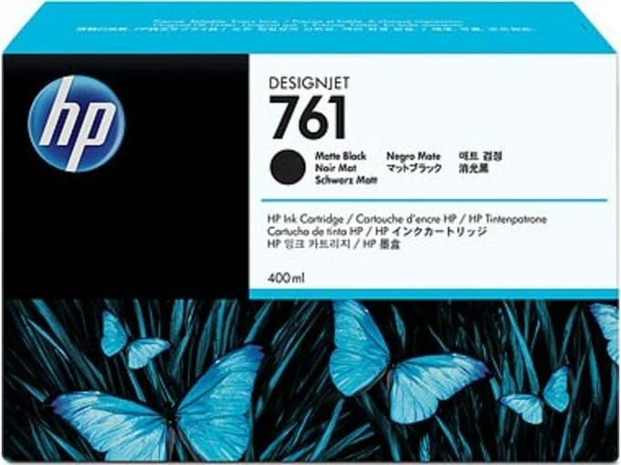 HP CM991A nr. 761 inktcartridge mat zwart (origineel)