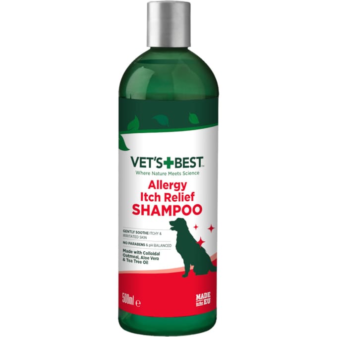 500 ml Vets Best Allergy Itch Relief Shampoo Hond