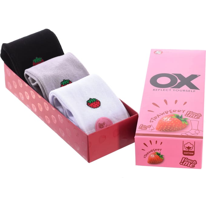 Set van 6 lage sokken OX met frisse geuren