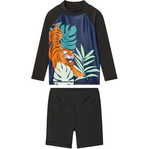 LUPILU Kinder UV-pakje, zwemset (Zwart, 98/104)
