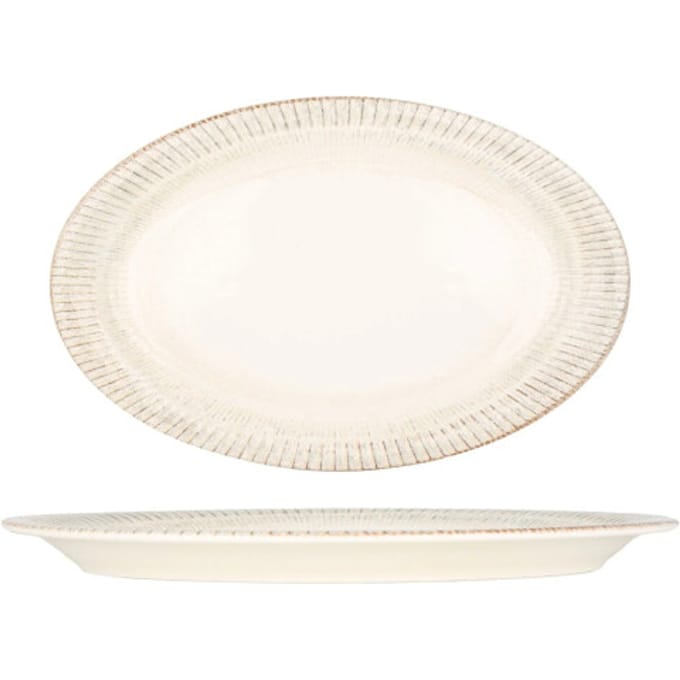 Bonna Serveerschaal - Galata - Porselein - 28 cm - set van 2
