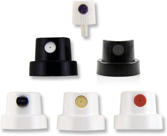 Spuitdoppen Set - Accessoires Spuitbus - Precisie Schilderen - Zes Verschillende Tips - Variabele Lijnbreedte
