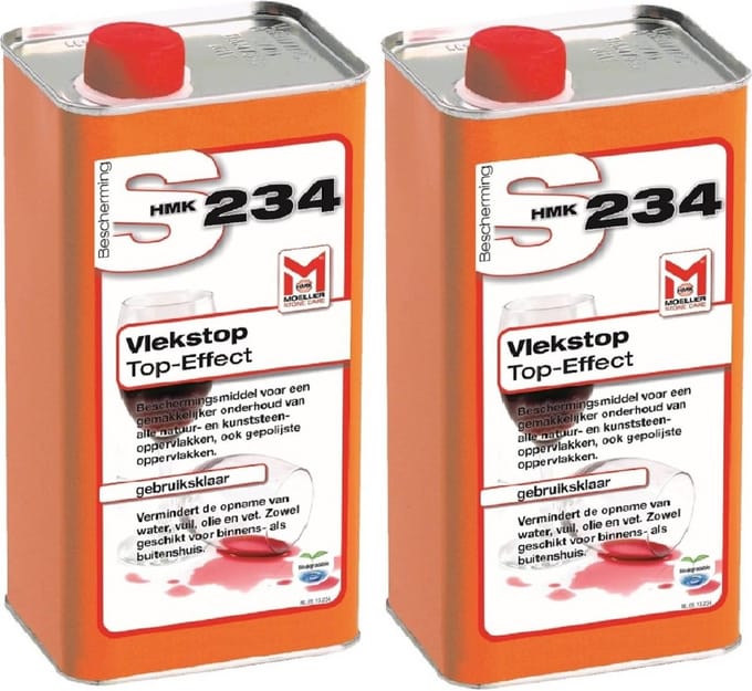 HMK S234 top-effect vlekstop 2x1 liter Kleurloos