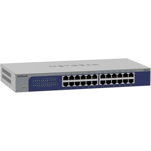 NETGEAR GS524-300EUS GS524-300EUS Ethernet Switch 24 poorten 1 GBit/s
