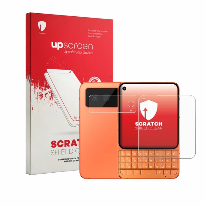 upscreen - Screenprotector voor Unihertz Titan 2 Elite (Voor+Camera) - Folie Beschermfolie transparant