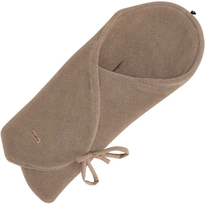 Dubbelzijdige wollen swaddle deken baby Zaffiro Sierra