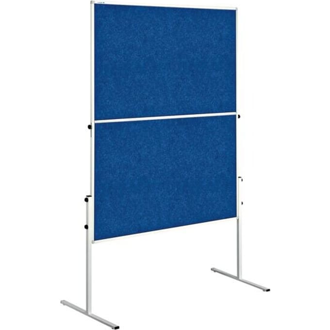 Presentatiebord Legamaster ECONOMY, vilt - opvouwbaar, blauw