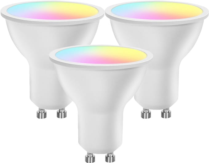 Set 3x Smart GU10 Zigbee lamp 5W - RGB + CCT (warm & koel wit)