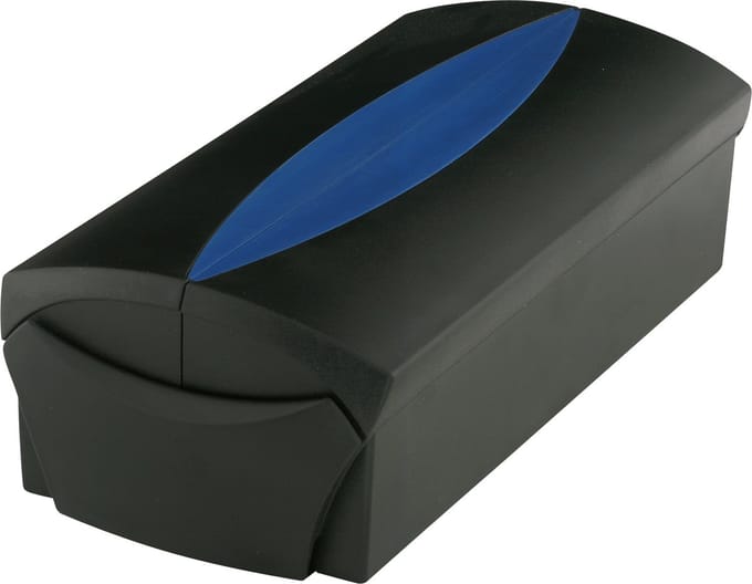 HAN visitekaartbox - VIP - inclusief tabkaarten A-Z - zwart / blauw - HA-2000-34