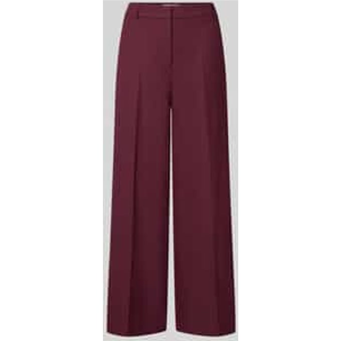 wide fit broek met viscose