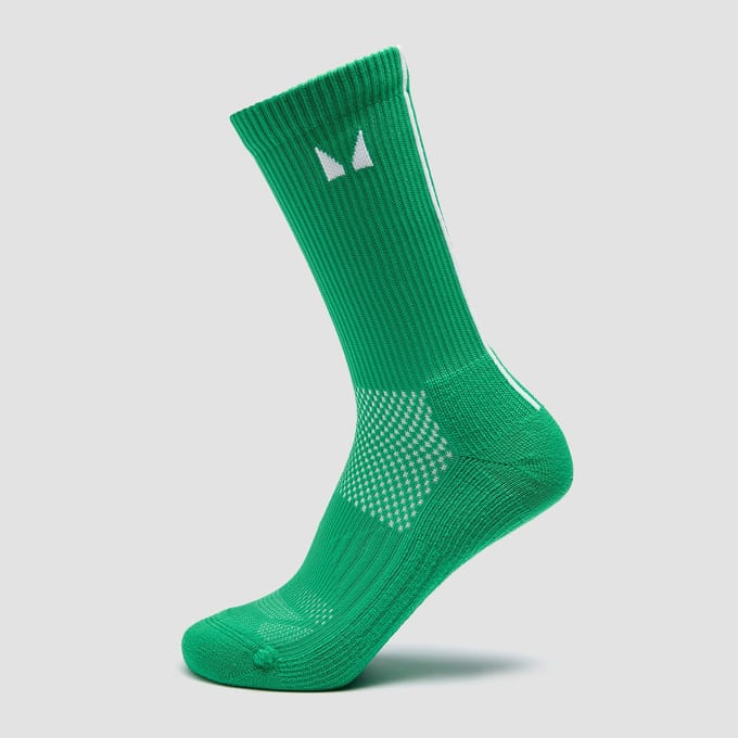 MP Hardloopsokken (2 stuks) - Ombre Zesty Green / Light Lime Stripe - UK 2-5