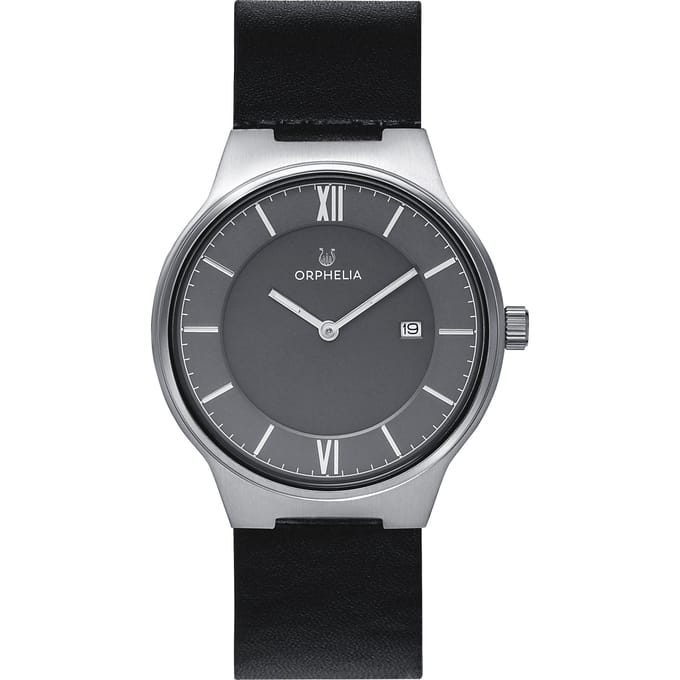 Orphelia Serendipity OR61803 Horloge - Leer - Zwart - Ø 40 mm