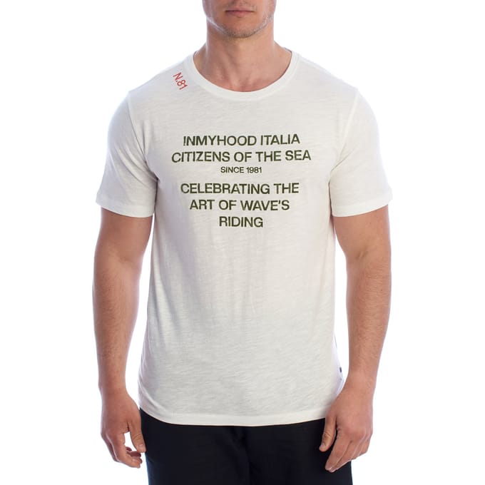 Heren T-shirt met Korte Mouwen en Graphic van Katoen HS24MTS17