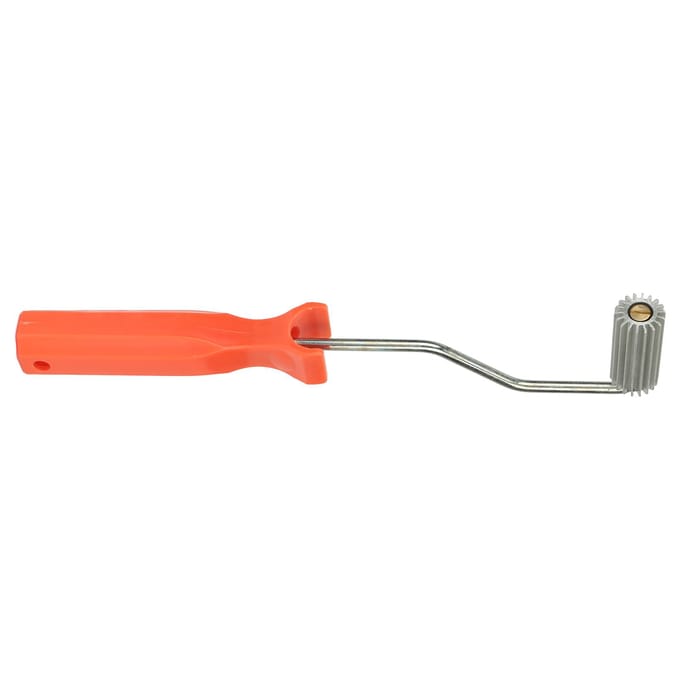 Glasvezel Roller Handheld Aluminiumlegering Soepel Rollend Luchtbel Verwijderingsroller Set voor Badkuip Type 1 red
