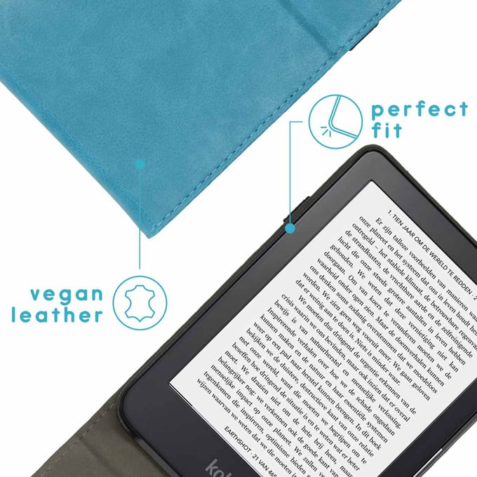 imoshion Stand Flipcase voor de Kobo Clara 2E / Tolino Shine 4 - Lichtblauw