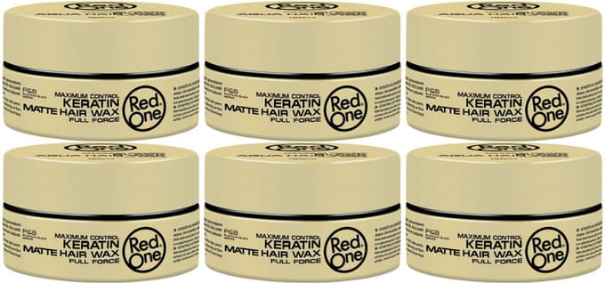 RedOne Haarwax – Keratin Matte Hair Wax 150 ml (6 stuks)