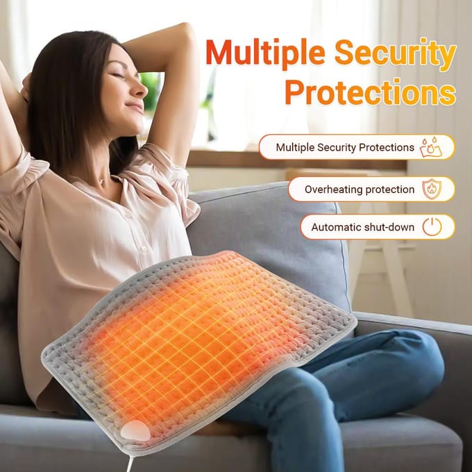 Rugverwarmingssteunband Verwarmde Taillebrace met Instelbare Temperatuur Warme Rugband Buikwarmer Lumbale Steunpad EU Plug