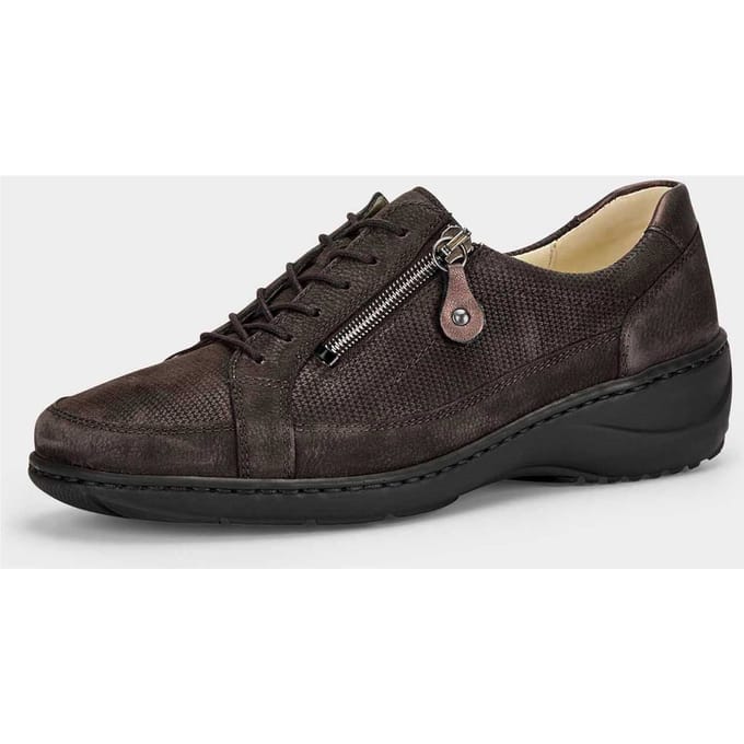 Lage schoenen met rits - bruin - Gr. 41,5 van Goldner Fashion