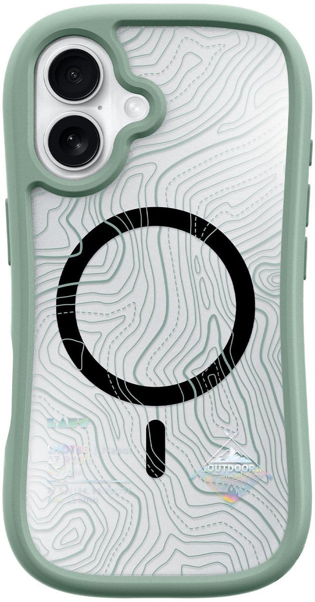 Laut Pop Adventure for iPhone 16, Silt Green