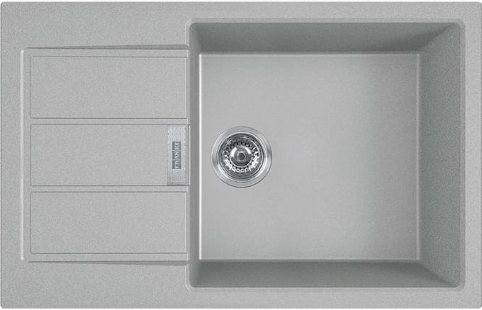 Franke Sirius 2.0 - Tectonite spoelbak S2D 611-78 XL 78x50 cm, grijs 143.0617.617