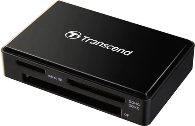 Transcend TS-RDF8K2 Externe geheugenkaartlezer USB-A 3.2 Gen 1 Meerdere kleuren