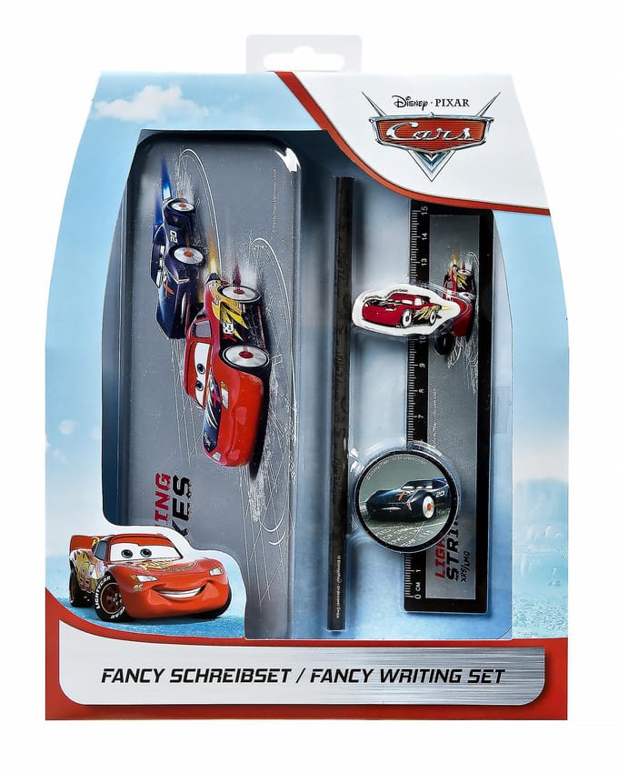 Cars Fancy Schrijfwarenset 5 Delig