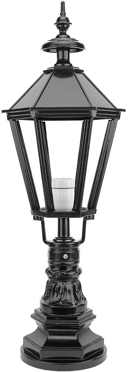 Borderlamp staand Dalmsholte - 73 cm - sokkellamp zwart