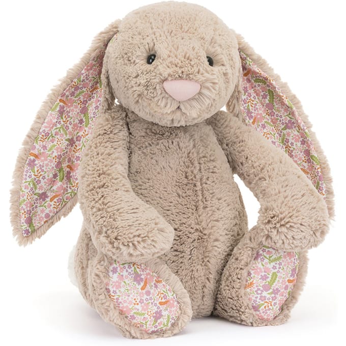 Jellycat knuffel blossom bunny beige petal huge