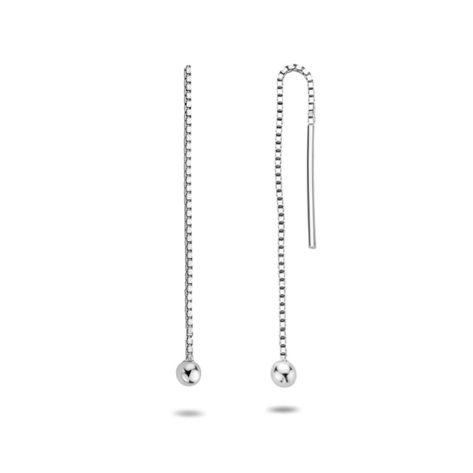 Glams doortrekoorbellen - 3 mm - Zilver