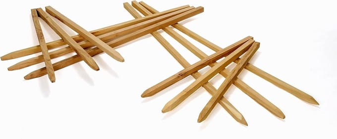 Vierkante Houten Paal Acaciahout Glad Geslepen voor Tuin en Constructie