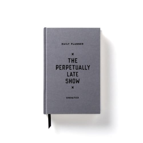 The Perpetually Late Show Undated Standard Planner - Brass Monkey