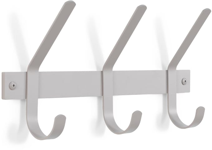 Spinder Design kapstok Dexter 3 - Silky Taupe - 3 haken - Staal