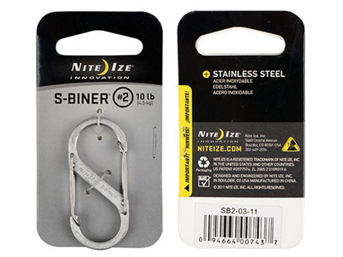 NITE Ize S-Biner Gr. 2 NI-SB2-03-11 Karabijn 50 mm x 22 mm 1 stuk(s)