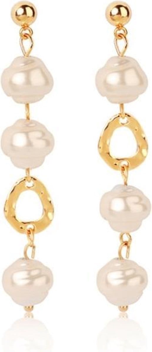LGT Jewels Dameshangers Hangers met Drievoudige Parel
